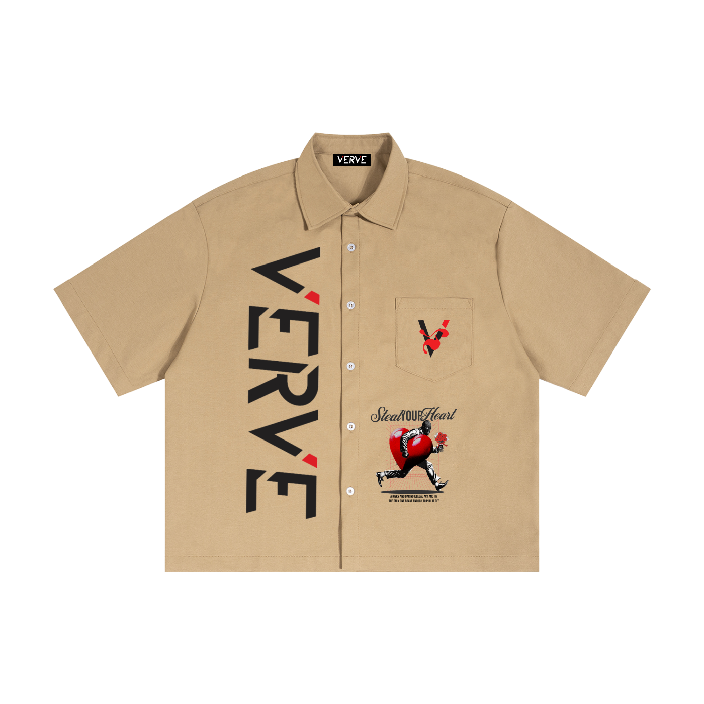 Unisex Boxy Heavyweight Short Sleeve Shirt